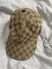 Gucci Cap Unisex Original Grösse M. Baseball-Cap mit Webstreifen