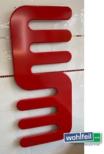 Designheizkörper HAND-E, Badezimmerheizkörper, Heizung, Heizkörper, Bright Red