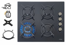 Phönix PG-604ST Einbau Gaskochfeld Glas Kochfeld Gaskocher 4 flammig Einbauherd