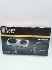 Russell 2 Teller Hobbs Mini Kochplatte Kochfeld 15199, 1500 W-Edelstahl