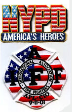 Firefighter Afl-Cio 9-11-01 Feuer Kämpfer Feuerwehrmann 9-11 US Flagge Aufnäher