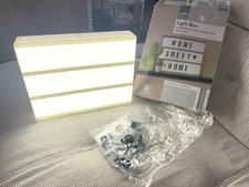 Light Box mit Buchstaben- und Symbol- Set (135 Teile), Casa Deco