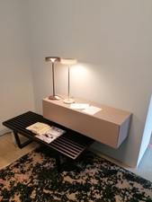 Interlübke Cube Fine TV Sideboard, Lowboard, wandhängend, grau,  Platin!! 