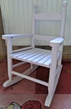 Kinder-Schaukelstuhl aus Holz "MARA"  rosa