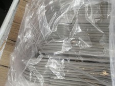 Kleiderbügel aus Samt für Anzüge, grau, schmal, rutschfest - 35 Stück