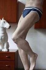 LOBE Dreiecksbadehose blau Badeslip 60s Swimming Trunks 60er GDR True VINTAGE 46