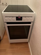 AEG 47995VD-WN Elektro Standherd -Weiß, versenkbare Bedienknöpfe, Teleskopstange