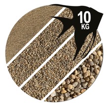 10kg Aquariumsand beiger Aquariensand Aquarienkies Aquariumkies Bodengrund Sand
