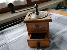 Deko Vintage shabby Küche Kaffeemühle aus Holz - alt