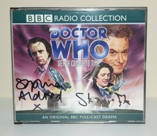 Dr. Doctor Who Tod kommt zu der Zeit Stephen Fry, Sylvester MCCOY signed von 3