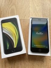 Apple iPhone SE 2. Gen - 64GB - schwarz - A2296 - GLASSCHADEN - mit OVP