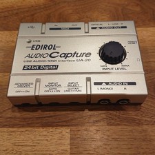 Roland Edirol UA-20 Audio Capture USB Midi Interface 24Bit Digital