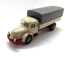 Wiking Lastwagen 1/87 HO - Oldtimer Büssing Pritsche & Plane teilbemalt