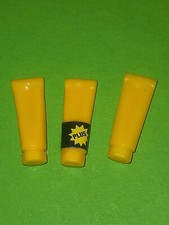 Playmobil Ersatzteil 3x Gelbe Tube Senf Küche o.ä. Bad Creme City Life Zahncreme