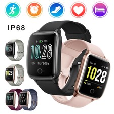 Willful Smartwatch Damen Herren für Android iOS Fitnessuhr Pulsuhr Schrittzähler