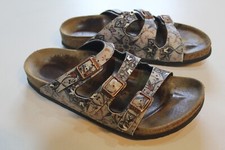 Birkenstock Pantoletten Tieffußbettpantoletten Gesundheitspantoletten Gr. 38 gut