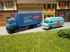 Konvolut Buchbinder Autoverleih Mercedes LK 814 + MB L 207 1:87 H0 WIKING APS