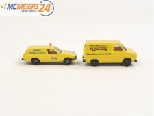 E406 Herpa H0 2x Modellauto PKW Ford Transit Opel Rekord "Sonntag Touring" 1:87 