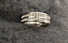 ?  TOLLER MEMORY - RING - GR.21/66  -  BREIT - EDELSTAHL - Neu! ?