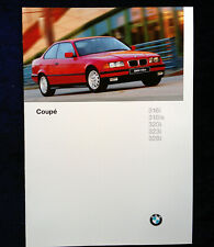 BMW 3er, E 36 Coupe Prospekt 2.1996 Modelle: 316i, 318iS, 320i, 323i, 328i, M3