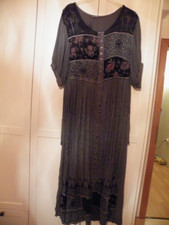 Kleid/ Stiefelkleid Indien 100%Ryan ( Kunstseide)Grösse L/XL