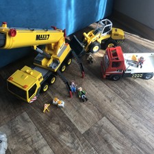 playmobil Schwerlast-Mobilkran 4036, Radlader 5469, LKW 5283 (City Action)