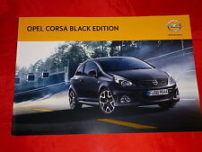 OPEL Corsa D OPC "Black Edition" Sondermodell Prospekt Brochure Depliant 2011