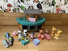 Fisher Price Little People Arche Noah & Tiere Spielzeug Spielset Paket mit Noah