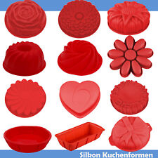 Backformen Silikon Kuchenform Kastenform Blume Backen Herz Backform Design rund