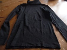 Rollkragen Pulli Rolli dünn schwarz Gr.40