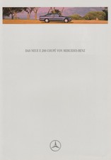 MERCEDES E-KLASSE COUPE E200 W124 Youngtimer Prospekt Brochure 1995 62