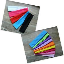 Stirnband Haarband 19 x 5 cm 24 Farben Stretch Sport Yoga Alltag Kopfschmuck