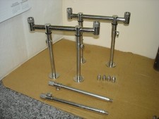 Qualität Edelstahl Stabstützen Buzz Bar Torpfosten Set mit Bühnenständer NGT  