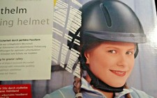 TCM Reithelm S/M -- 52-56cm -- schwarz