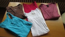 Konvolut 5 x Damen T-Shirts+kurze Weste langarm, kurzarm Gr.S "zero, H§M,Esmara"