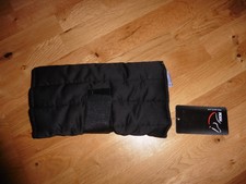 HKM 2 x Bandagierunterlagen Bandagenkissen mit Klettverschluss, Schwarz, Neu