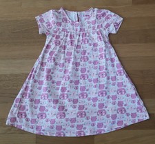 HAPPY KIDS by Tchibo Mädchen Kleid Gr.98/104 weiß/ rosa