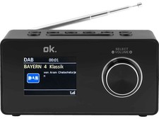 OK. OCR 430-B Radiowecker, FM, DAB+, Bluetooth, Radiowecker schwarz