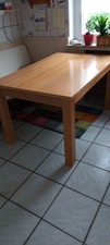 Tisch, Esstisch, Küchentisch, 140 / 200 x 90 x 75, Massiv, Stabil, mit Platte