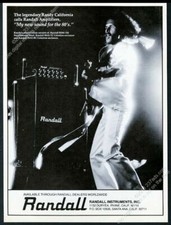 1979 Randy California Foto Randall Amp Verstärker Vintage Aufdruck Ad