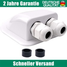 Dachdurchführung Kabel 2-fach Wohnmobil Solar Solaranlage Solarmodul Befestigung