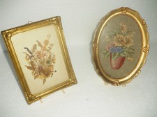 Fotorahmen Holz Bilderrahmen mit Glasscheibe Antik Barock Stil Oval + Rechteckig