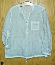 NEU  Damen Bluse Schlupfbluse Tunika grau Stone Washed Optik  Gr. 42 44  