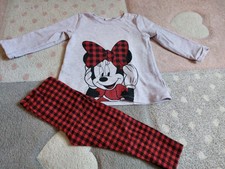 Mädchen Set 2 Teiler Minnie Mouse H&m 92