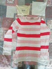 Oberteile Paket Gr. 38/40 + Jäckchen, handgestrickt