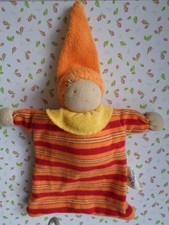 Wichtel Zwerg Puppe  Schnuffeltuch Kuscheltuch Stofftier Spielfigur ALANA / dm