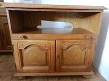 Fernsehschrank Kommode TV-Board TV-Schrank Holz, ca. 88 x 43,5 x 77 (B x T x H)