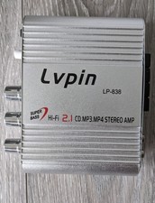 12V 25W Verstärker 2.1 Kanal Leistungsverstärker Aluminiumgehäuse High Fidelity 