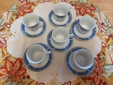 6 Mokkatassen Set Espresso Porzellan 