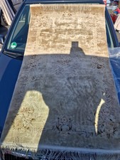 Seidenteppich handgeknüpft Orientteppich  150×90 